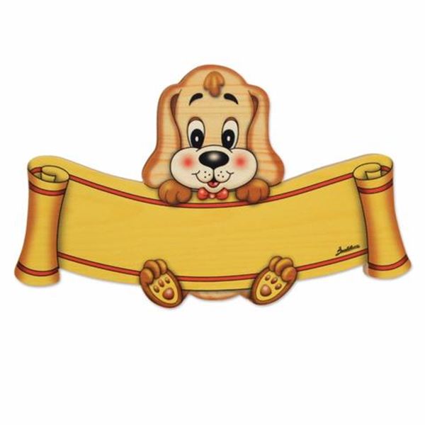 Picture of BIG PLATE BASSET HOUND DOG